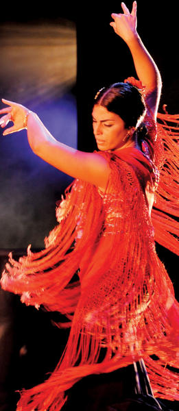 Leilah Broukhim ’00 at the New World Flamenco Festival in September. PHOTO: JACK HARTIN